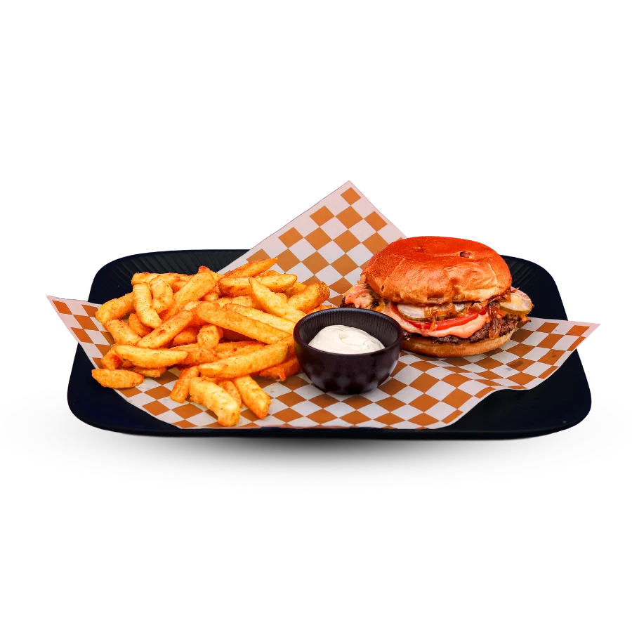 Smash Cheese Burger Kombo bei Smash'n Bite
