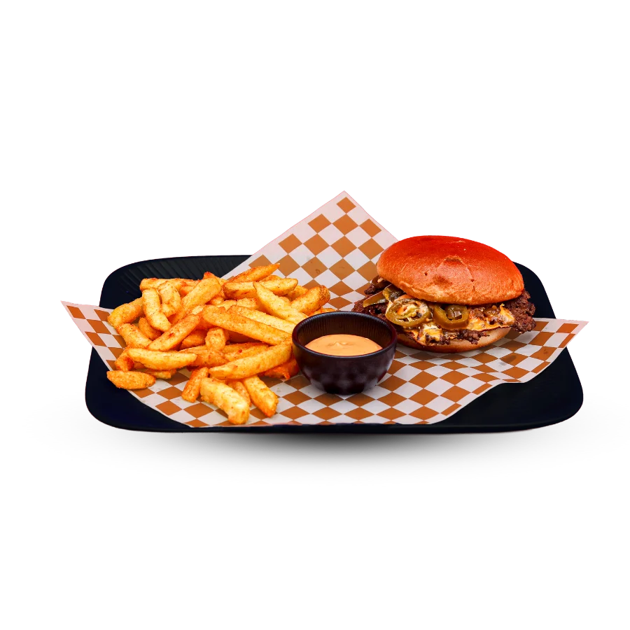 Smash Chili Cheese Burger Kombo bei Smash'n Bite